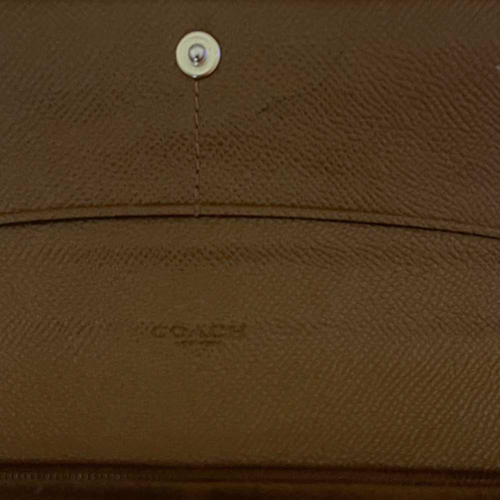 Coach Brown Leather Wallet with matching ID/Picture Holder - Picture 4 of 13